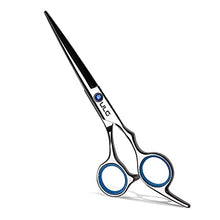 Load image into Gallery viewer, Hair Cutting Scissors Shears Professional Barber ULG 6.5 inch Hairdressing Regular Scissor Salon Razor Edge Hair Cutting Shear Japanese Stainless Steel with Detachable Finger Inserts