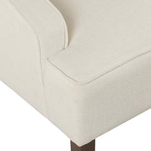 Load image into Gallery viewer, HomePop Swoop Arm Accent Chair, Cream