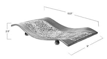 Load image into Gallery viewer, Creative Scents Schonwerk Centerpiece for Dining Room -Crackled Mosaic Design- Home Coffee Table Decor Decorations Centerpiece for Dining/ Living Room- Best Wedding Gift (Silver)