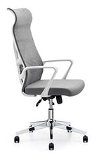 Load image into Gallery viewer, Allguest Office Chair Home Computer Chair White High Back Armrest Ergonomic Adjustable Lumbar Support Mesh Nylon AG-876FH-W