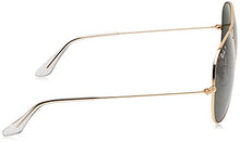 Load image into Gallery viewer, Ray-Ban Unisex-Adult RB3025 Classic Sunglasses, Gold/Green Polarized, 58 mm