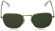 Load image into Gallery viewer, Ray-Ban Unisex-Adult RB3857 Metal Sunglasses, Legend Gold/Green, 51 mm