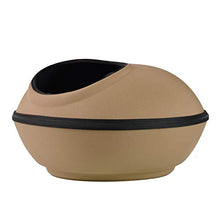 Load image into Gallery viewer, K&H PET PRODUCTS Thermo-Mod Dream Pod Heated Pet Bed 22 Inches Tan/Black