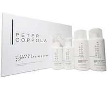 Load image into Gallery viewer, Peter Coppola a-Keratin Hydrate & Recover Kit - Keratin Hair Treatment Kit - Includes Shampoo, Conditioner, Intensive Repair & Daily Repair Treatments - Hydrate Nourish Repair Damaged Hair