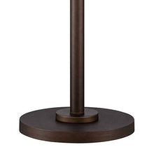 Load image into Gallery viewer, Meridian Light Blaster Modern Torchiere Floor Lamp Oiled Rubbed Bronze Frosted Glass Shade CFL Bulbs for Living Room Bedroom Uplight - Possini Euro Design