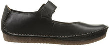 Load image into Gallery viewer, Clarks womens Janey June mary jane flats, Black Leather, 8.5 US
