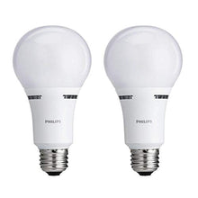 Load image into Gallery viewer, Philips LED 3-Way A21 Frosted Light Bulb: 1600-800-450-Lumen, 2700-Kelvin, 18-8-5-Watt, E26D Medium Screw Base, Warm White, 2-Pack