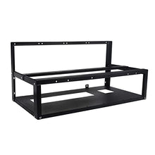 Load image into Gallery viewer, Toprema Mining Rig Frame for 6/8 GPU Steel Open Air Miner Rig Case Rack for Crypto Coin Currency Bitcoin ETH Ethereum ZCash Mining Accessories Tools - Frame ONLY