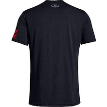 Load image into Gallery viewer, Under Armour Men's Freedom USA Pth T-Shirt , Black (001)/Red , Large