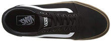 Load image into Gallery viewer, Vans Men's Ward Sneaker, Black Canvas Black Gum 7hi, 9.5