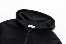 Load image into Gallery viewer, UNACOO Kid's Soft Brushed Fleece Full Zip-Up Hooded Sweatshirt Basic Hoodie for Boys or Girls(Navy, m(7-8 Years))