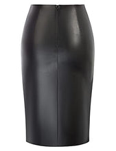 Load image into Gallery viewer, LIUMILAC Women Boho Wrap Front Tie Knot Skirt Stretchy High Waist Solid Pencil Skirt Gray
