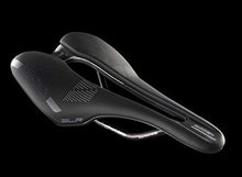 Load image into Gallery viewer, Selle Italia SLR Boost TM SuperFlow Road Bike Saddle - Comfortable Road Bicycle Seat for Men and Women - 248 x 145mm, Men, 218g, Black