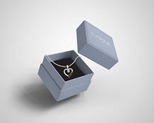 Load image into Gallery viewer, Evoque Round Cut Natural & Treated Black Diamond Pendant Necklace (1/10 Ctw) - Jewelry for Women with 18" Sterling Silver Chain