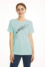 Load image into Gallery viewer, Women Sunflower T Shirt Short Sleeve Cute Graphic Tee Casual Summer Flower Shirts Tops