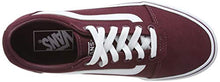 Load image into Gallery viewer, Vans Women's WM Ward Sneaker, Red ((Canvas) Burgundy Olq), 8