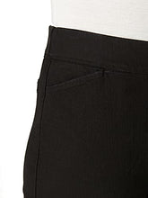 Load image into Gallery viewer, Chic Classic Collection Women's Easy-Fit Elastic-Waist Pant, Dark Shade, 18 Petite