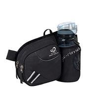 Load image into Gallery viewer, WATERFLY Hiking Waist Bag Fanny Pack with Water Bottle Holder for Men Women Running & Dog Walking Fit All Phones (Bottle Not Included)