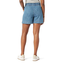 Load image into Gallery viewer, Signature by Levi Strauss & Co. Gold Label Women's Pull On A-Line Shorts (Standard and Plus), (New) Blue Dahlia, X-Large