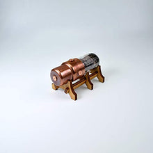 Load image into Gallery viewer, Handmade 32GB Orange Pentode Radio Tube USB 3.1 Flash Drive with Wood Stand. Steampunk/Industrial Style