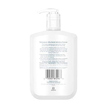 Load image into Gallery viewer, Neutrogena Ultra Gentle Hydrating Daily Facial Cleanser for Sensitive Skin, Acne, Eczema & Rosacea, Oil-Free, Soap-Free, Hypoallergenic & Non-Comedogenic Creamy Face Wash, 12 fl. oz