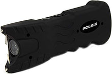Load image into Gallery viewer, POLICE Stun Gun 916-59 Billion Rechargeable with Safety Disable Pin LED Flashlight, Black