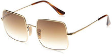 Load image into Gallery viewer, Ray-Ban RB1971 Classic Metal Square Sunglasses, Gold/Brown Gradient, 54 mm