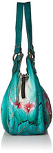 Load image into Gallery viewer, Anna by Anuschka womens Hobo Ruched Handbag Genuine Leather, Brazilian Beauties, One Size US