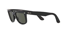 Load image into Gallery viewer, Ray-Ban unisex adult Rb2140 Original Wayfarer Sunglasses, Black/Green, 54 mm US