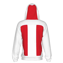 Load image into Gallery viewer, Peru Flag 1 Print Hoodies Kids 3D Print Sweatshirts Long Sleeve Pullover Hoodies with Pocket for Teen Boys and Girls Black