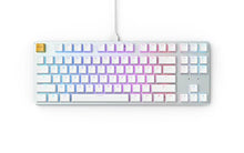 Load image into Gallery viewer, Gaming Keyboard and Mouse Combo - Glorious GMMK 87% Percent Backlit RGB TKL Mechanical Keyboard (White Ice) + Model O Wireless Gaming RGB Matte White Mouse