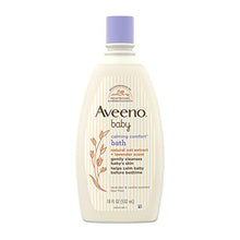 Load image into Gallery viewer, Aveeno Baby Calming Comfort Bath with Relaxing Lavender & Vanilla Scents, Hypoallergenic & Tear-Free Formula, Paraben- & Phthalate-Free, 18 Fl Oz (Pack of 1)