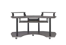 Load image into Gallery viewer, Acme Furniture Eleazar Music Recording Studio Desk, Black Oak