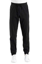 Load image into Gallery viewer, THE GYM PEOPLE Men's Fleece Joggers Pants with Deep Pockets Athletic Loose-fit Sweatpants for Workout, Running, Training (Small, Fleece Lined-Black)