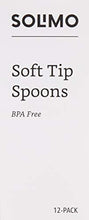 Load image into Gallery viewer, Amazon Brand - Solimo Soft Tip Baby Spoons (Pack of 12)