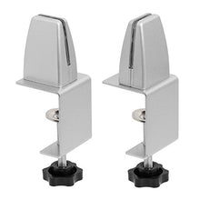 Load image into Gallery viewer, Zetek 2pcs Sneeze Guard C-Clamp Support - Dual Direction Adjustable 1/8" - 1/4" Materials, up to 2" Countertop