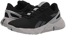 Load image into Gallery viewer, Reebok Women's Nanoflex Cross Trainer, Black/Pure Grey, 8.5
