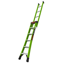 Load image into Gallery viewer, Little Giant Ladders, King Kombo, Professional, 6 Ft. A Frame, 10 Ft. Extension, Single Hinge, Fiberglass, Type 1AA, 375 lbs Weight Rating, (13906-001)