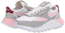 Load image into Gallery viewer, Reebok Kids' Classic Legacy Sneaker, Stark Grey/White/Urban Maroon, 5 M US