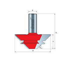 Load image into Gallery viewer, Freud 99-034 2-3/4" (Dia.) Lock Miter Bit, Perma-SHIELD Coating Red
