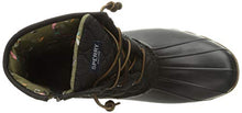 Load image into Gallery viewer, Sperry Women's Saltwater Boots, Quilted Black, 8M