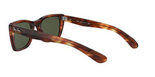 Load image into Gallery viewer, Ray-Ban unisex adult Rb2248 Caribbean Sunglasses, Striped Havana/Green, 52 mm US