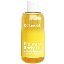Load image into Gallery viewer, Honeyskin Skincare Body Oil for Stretch Marks and Acne Scar with Essential Oils - Dark Spot Remover for Face with Omega 3 and Vitamin E - Body and Face Moisturizer for Dry Skin with Almond Oil (8oz)