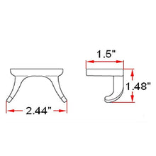 Load image into Gallery viewer, Design House Millbridge Double Robe Hook, Satin Nickel #539197