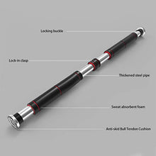 Load image into Gallery viewer, Doorway Pull Up and Chin Up Bar Upper Body Workout Bar for Home Gym Exercise Fitness & 440 LBS
