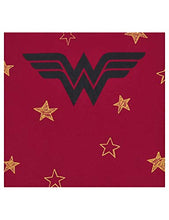 Load image into Gallery viewer, DC Comics Girls T-Shirt Wonder Woman Logo & Stars Print (Dark Red, Medium 7-8)