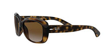 Load image into Gallery viewer, Ray-Ban Women's RB4101 Jackie Ohh Sunglasses, Light Havana/Polarized Brown Gradient, 58 mm
