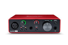 Load image into Gallery viewer, Focusrite Scarlett Solo 3rd Gen USB Audio Interface, for the Guitarist, Vocalist, Podcaster or Producer — High-Fidelity, Studio Quality Recording, and All the Software You Need to Record