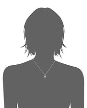 Load image into Gallery viewer, Tahitian Black Pearl Diamond Pendant and Drop Dangle Earring Set in Sterling Silver, 18"