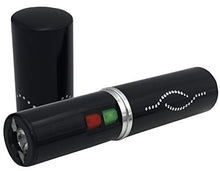 Load image into Gallery viewer, FIGHTSENSE Wholesale (12 Pc) Flashlight Lipstick Stun Gun Women Self Defense Bright Led Flashlight - Rechargeable Battery (Black X12)